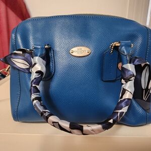 Coach Blue Leather Women's Bag